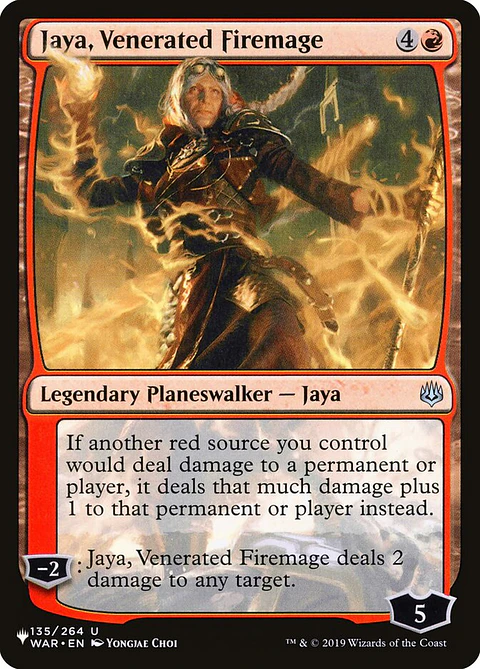 Jaya, Venerated Firemage | Inglés | NM | PLST