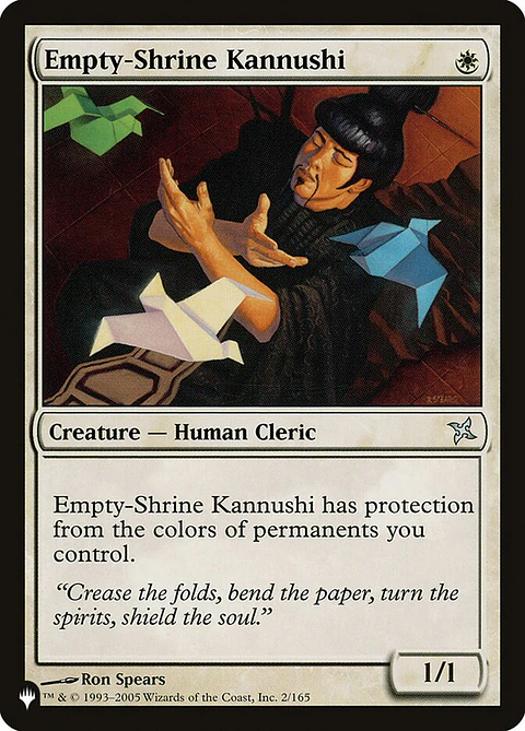 Empty-Shrine Kannushi | Inglés | NM | PLST
