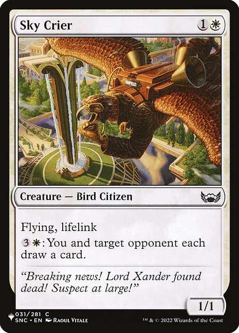 Sky Crier | Inglés | NM | PLST