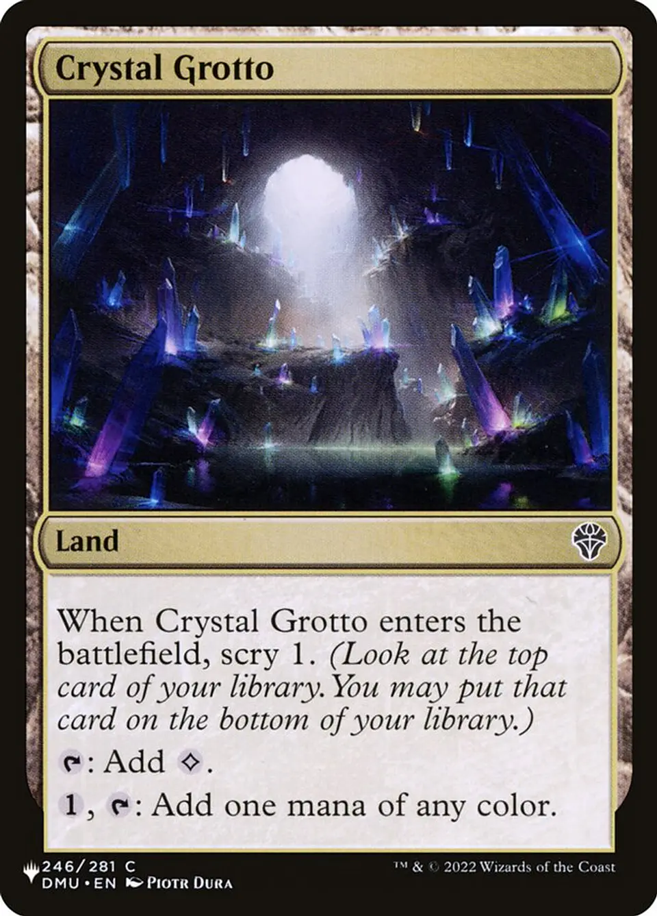 Crystal Grotto | Inglés | NM | PLST 1