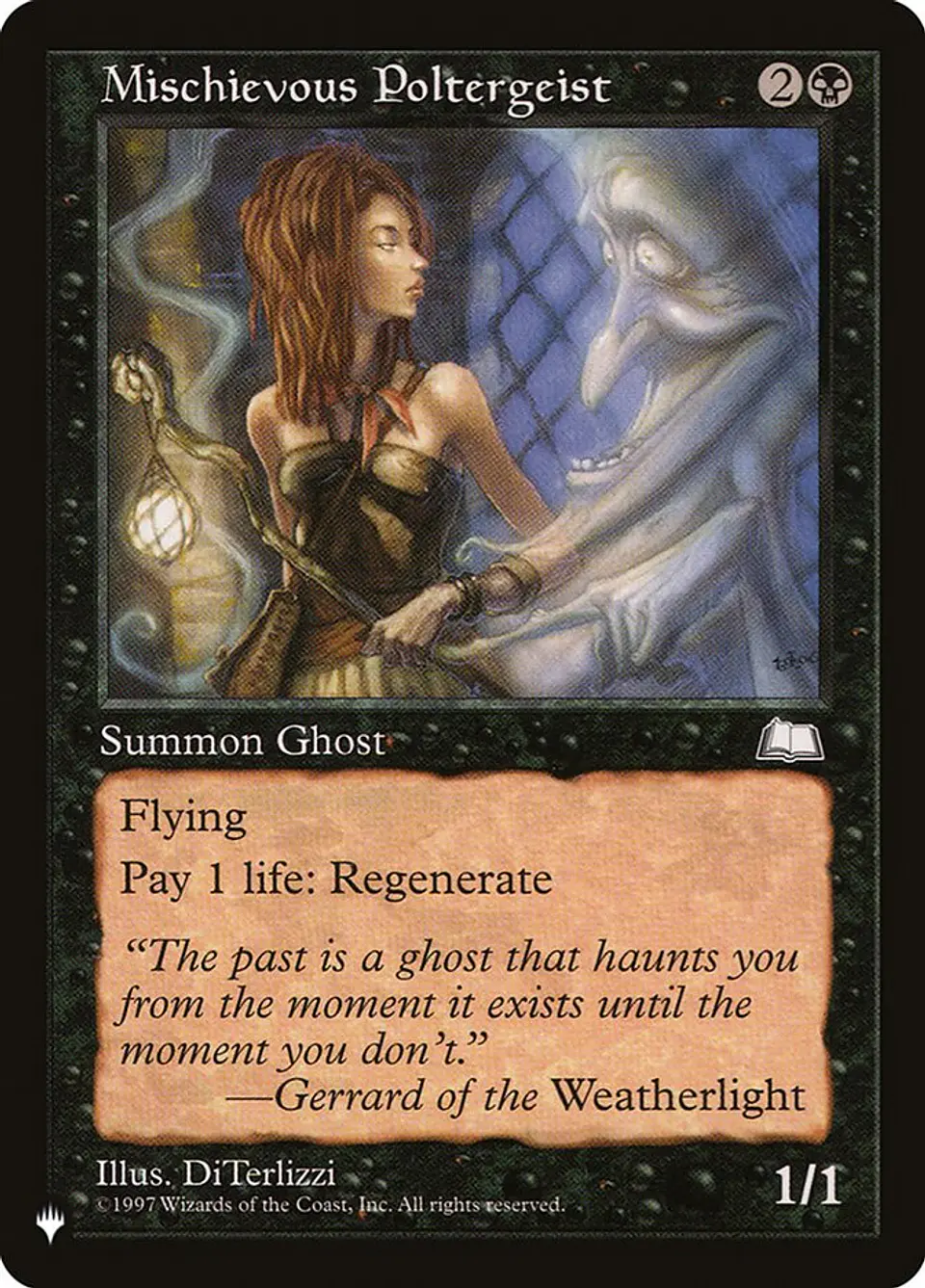 Mischievous Poltergeist (Retro Frame) | Inglés | NM | PLST 1