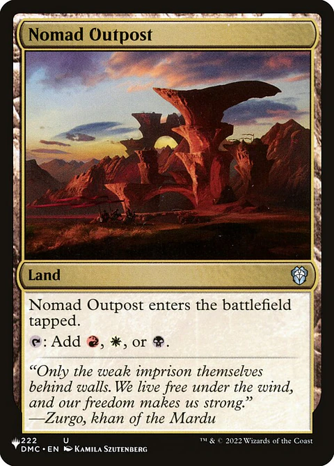 Nomad Outpost | Inglés | NM | PLST