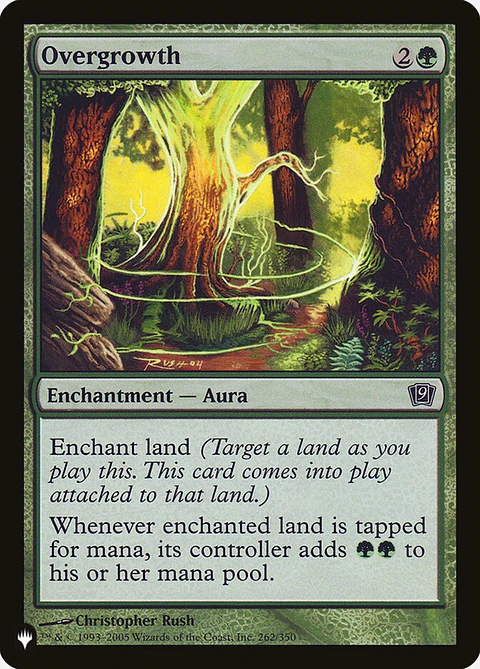 Overgrowth | Inglés | NM | PLST