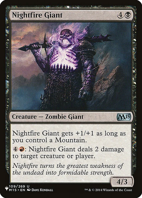Nightfire Giant | Inglés | NM | PLST