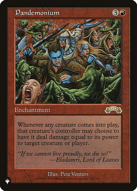 Pandemonium (Retro Frame) | Inglés | NM | PLST