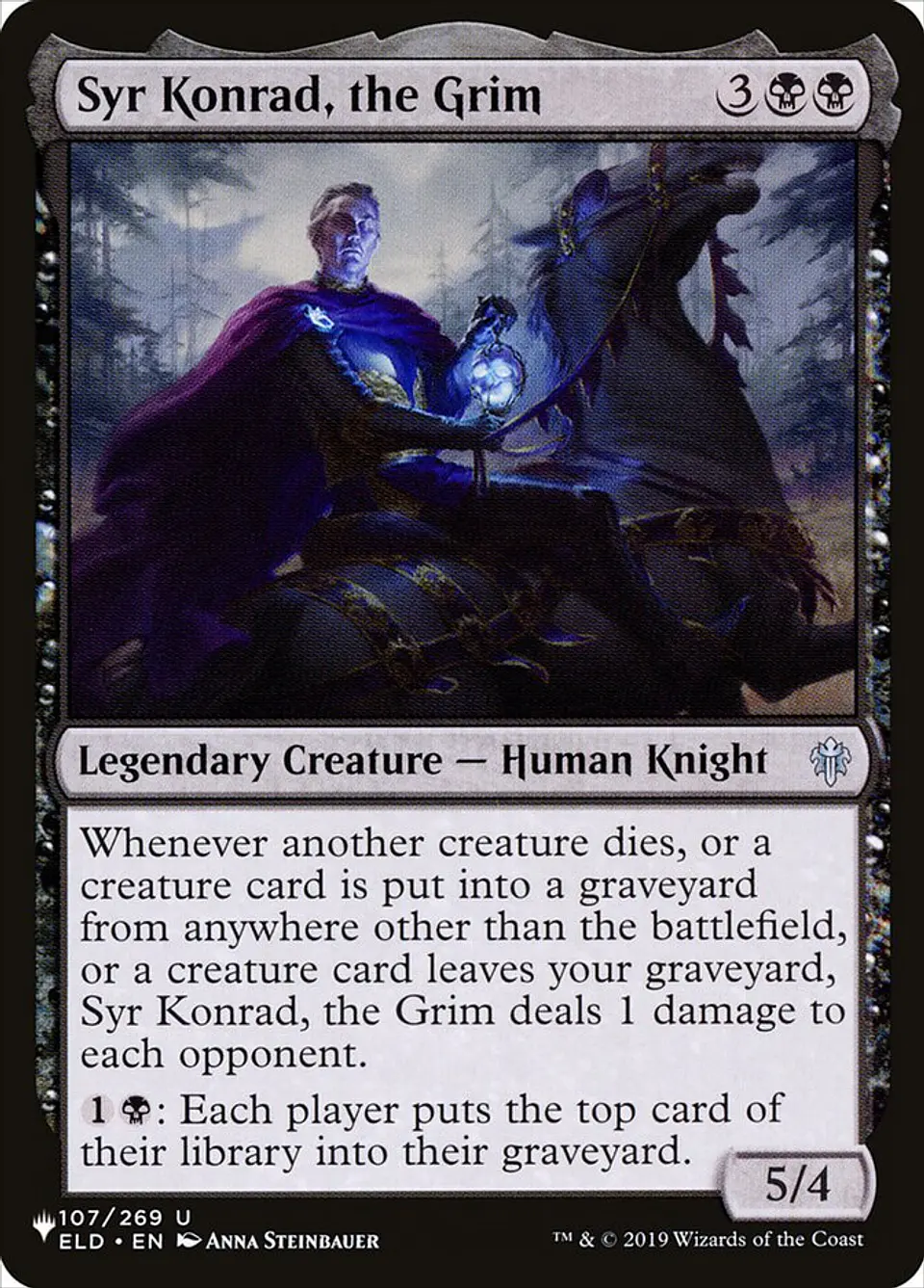Syr Konrad, the Grim | Inglés | NM | PLST 1