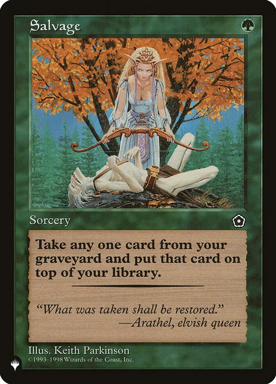 Salvage (Retro Frame) | Inglés | NM | PLST 1
