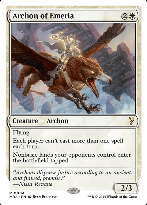 Archon of Emeria | Inglés | NM | MB2