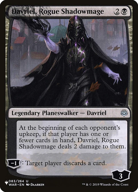Davriel, Rogue Shadowmage | Inglés | NM | PLST
