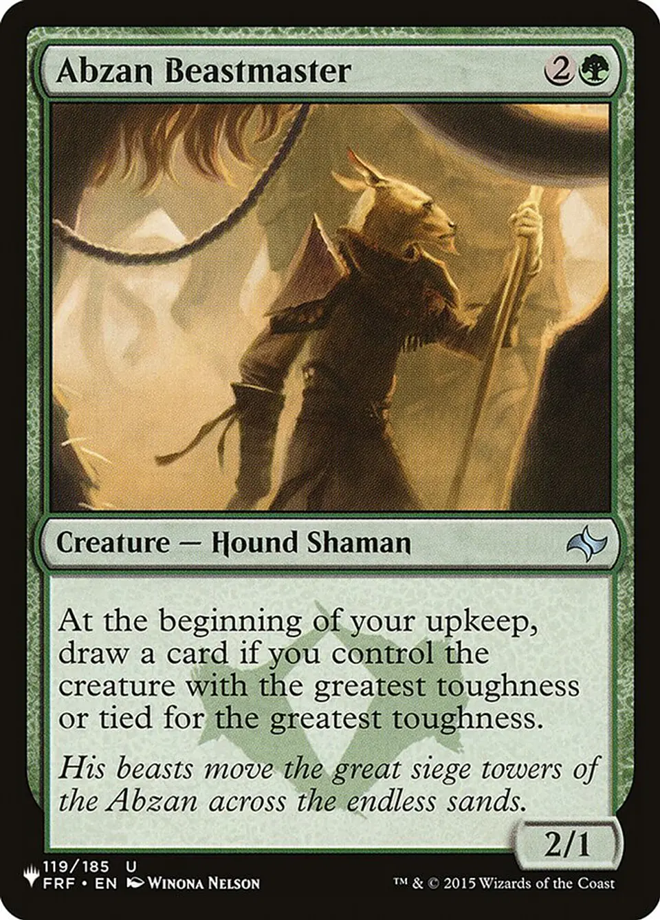 Abzan Beastmaster | Inglés | NM | PLST 1