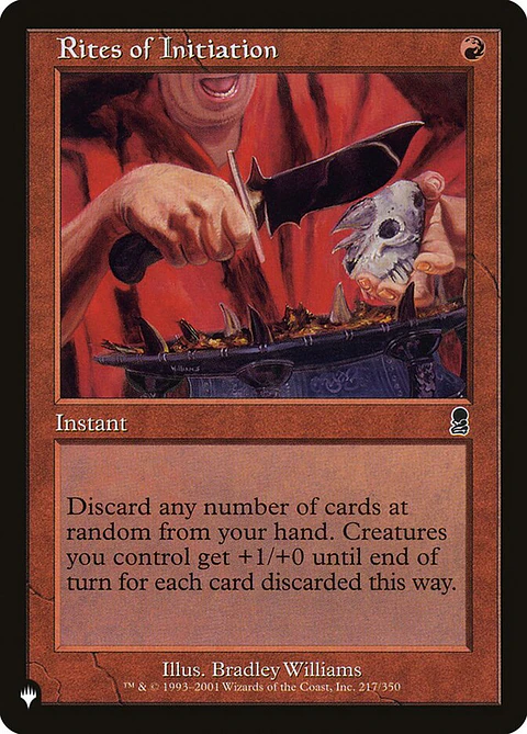 Rites of Initiation (Retro Frame) | Inglés | NM | PLST
