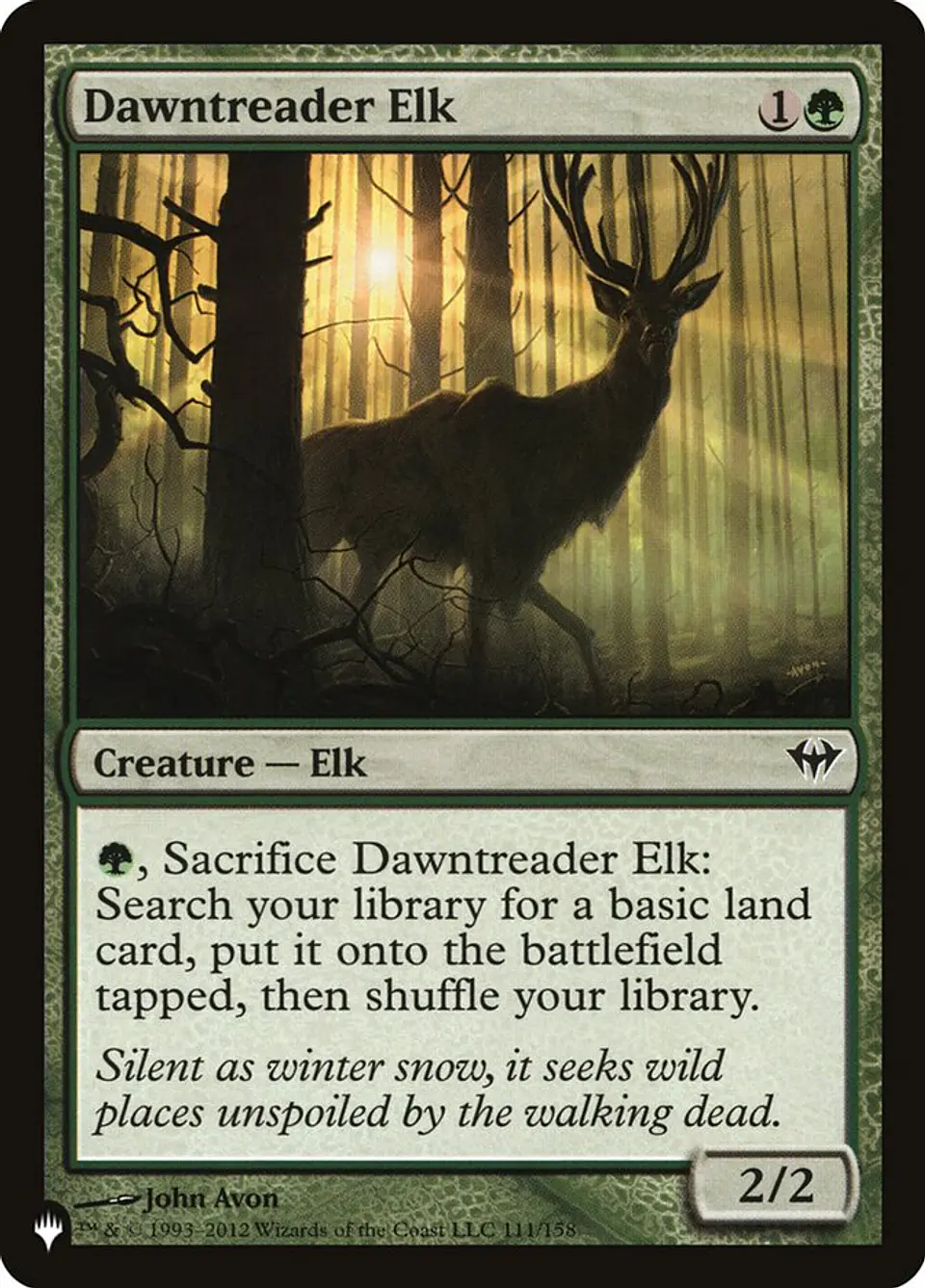 Dawntreader Elk | Inglés | NM | PLST 1