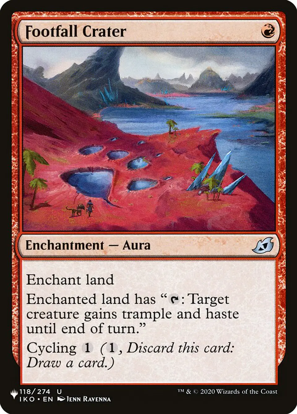Footfall Crater | Inglés | NM | PLST 1