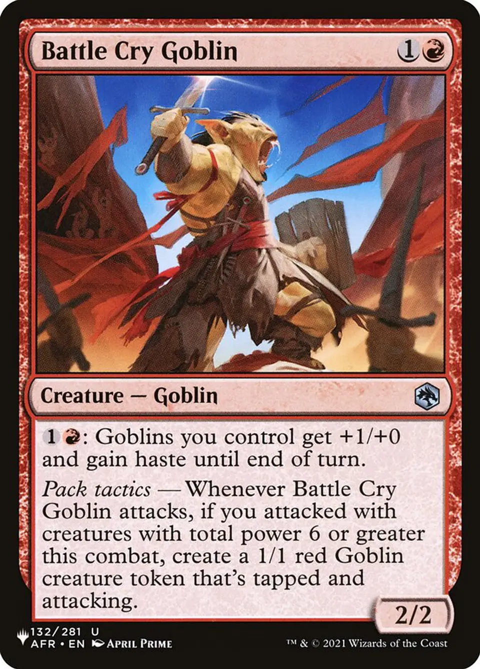 Battle Cry Goblin | Inglés | NM | PLST 1