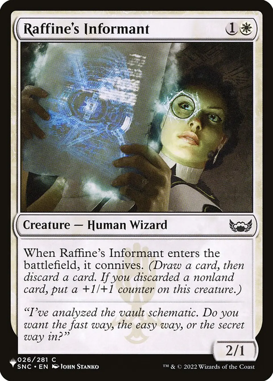 Raffine's Informant | Inglés | NM | PLST 1