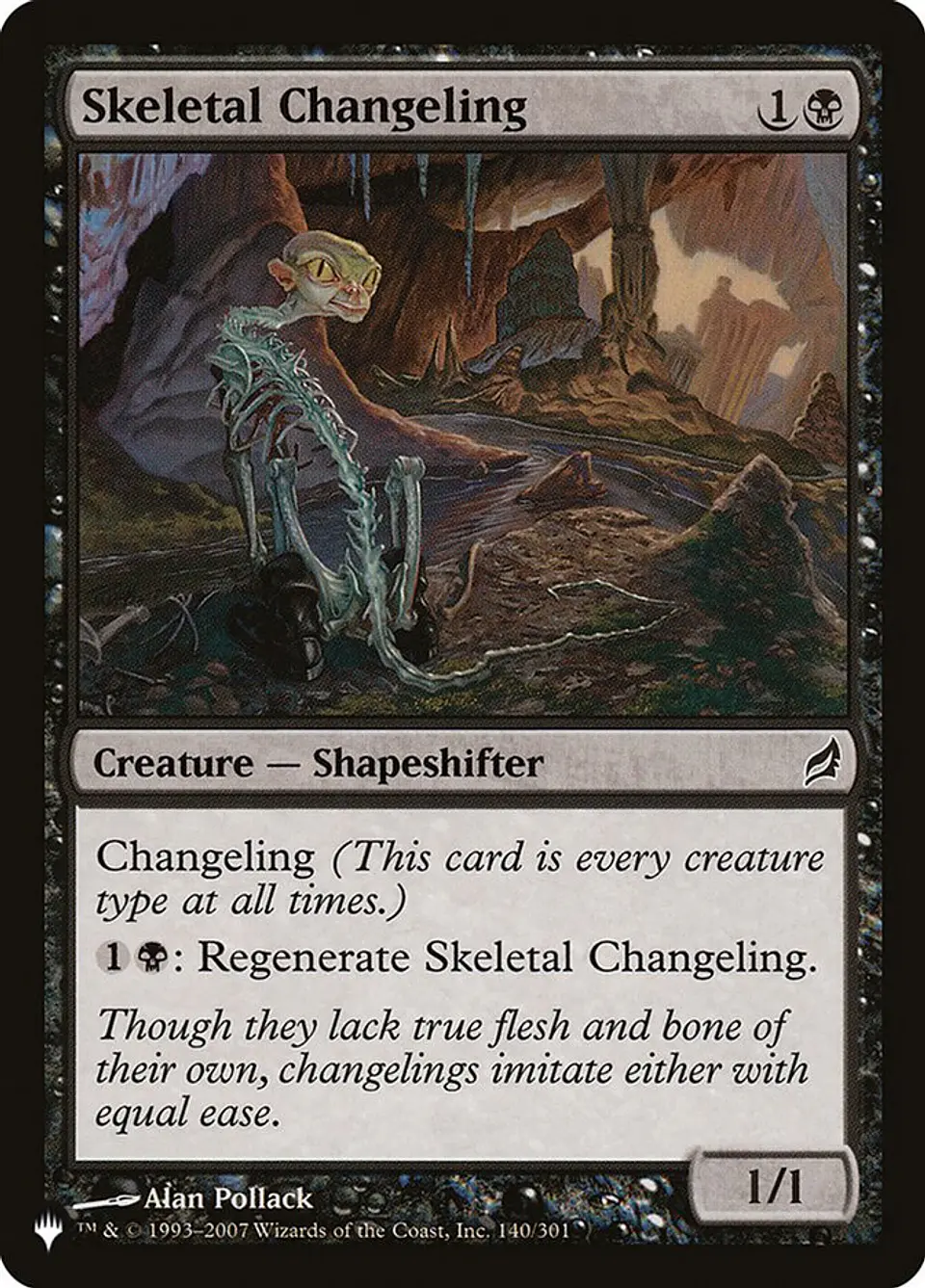 Skeletal Changeling | Inglés | NM | PLST 1