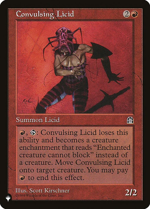 Convulsing Licid (Retro Frame) | Inglés | NM | PLST
