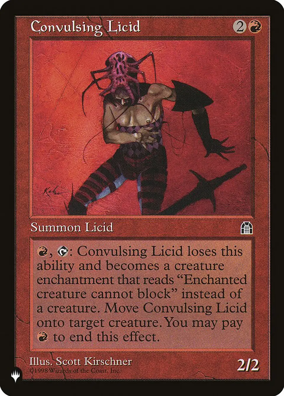 Convulsing Licid (Retro Frame) | Inglés | NM | PLST 1