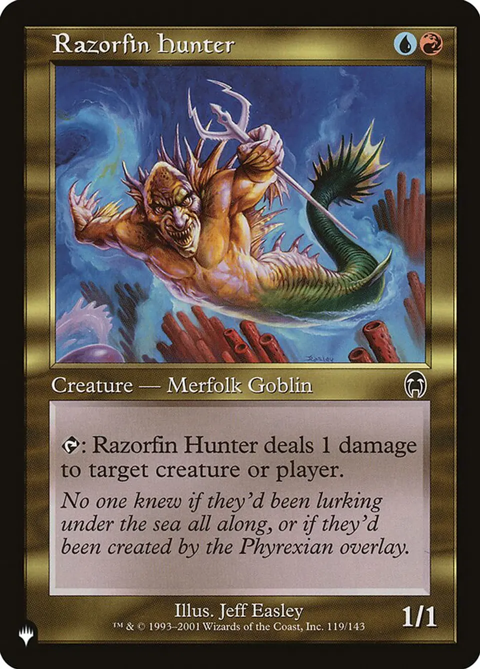 Razorfin Hunter (Retro Frame) | Inglés | NM | PLST 1