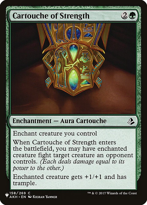 Cartouche of Strength | Inglés | NM | PLST