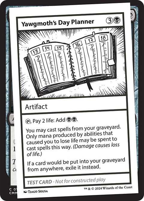 Yawgmoth's Day Planner | Inglés | NM | MB2