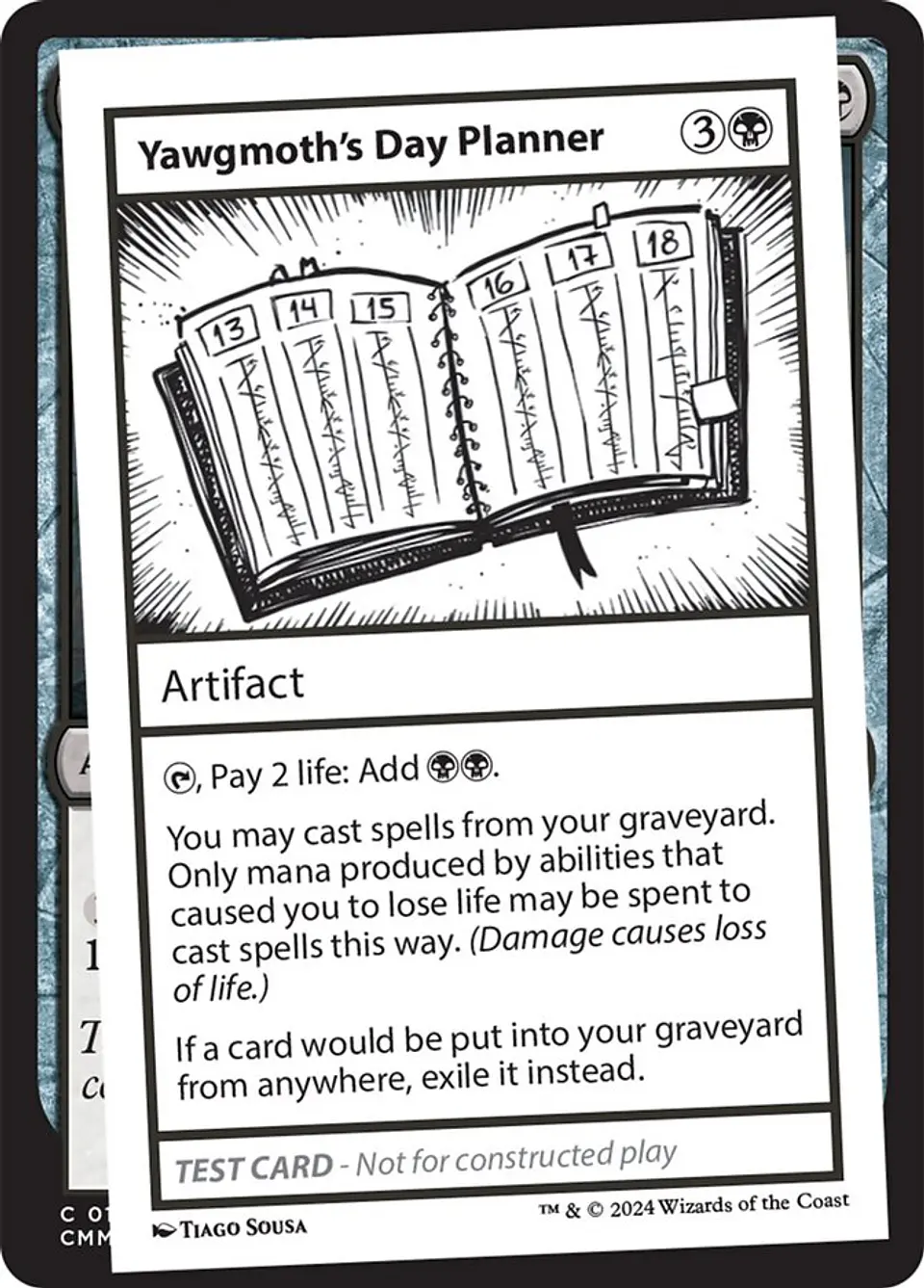 Yawgmoth's Day Planner | Inglés | NM | MB2 1