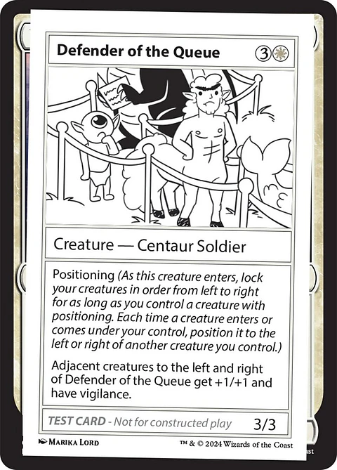 Defender of the Queue | Inglés | NM | MB2