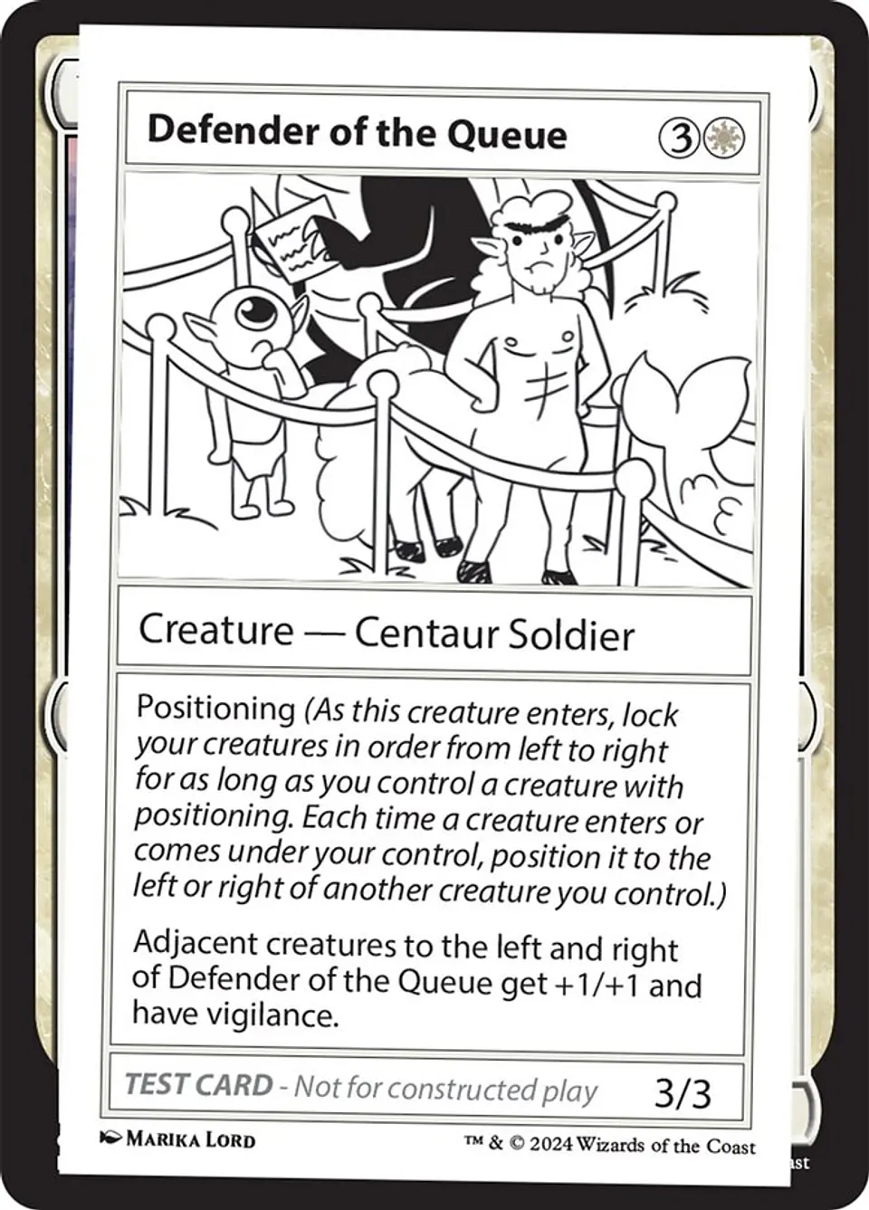 Defender of the Queue | Inglés | NM | MB2 1