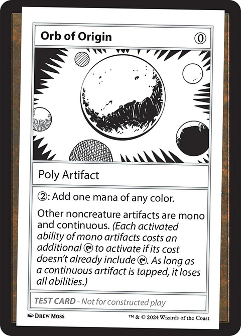 Orb of Origin | Inglés | NM | MB2