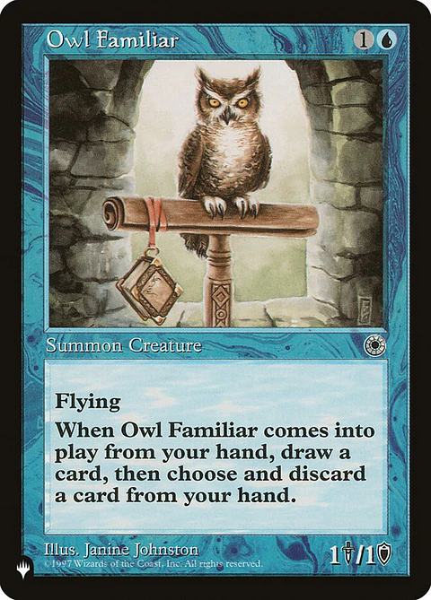Owl Familiar (Retro Frame) | Inglés | NM | PLST
