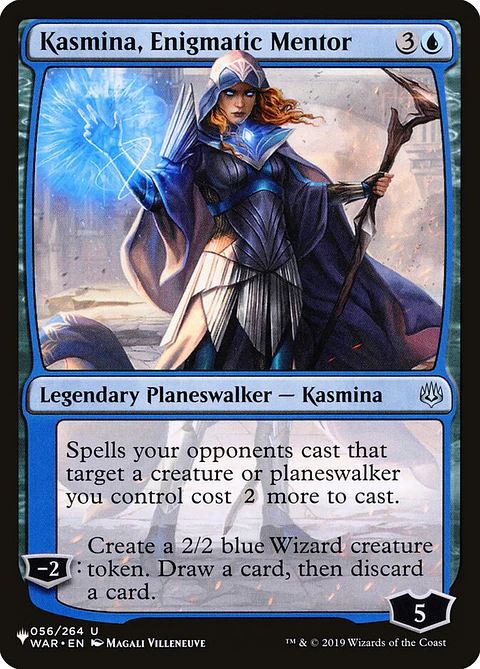 Kasmina, Enigmatic Mentor | Inglés | NM | PLST