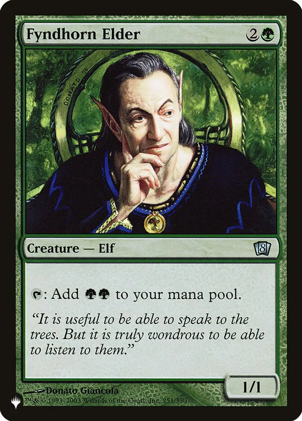 Fyndhorn Elder | Inglés | NM | PLST 1