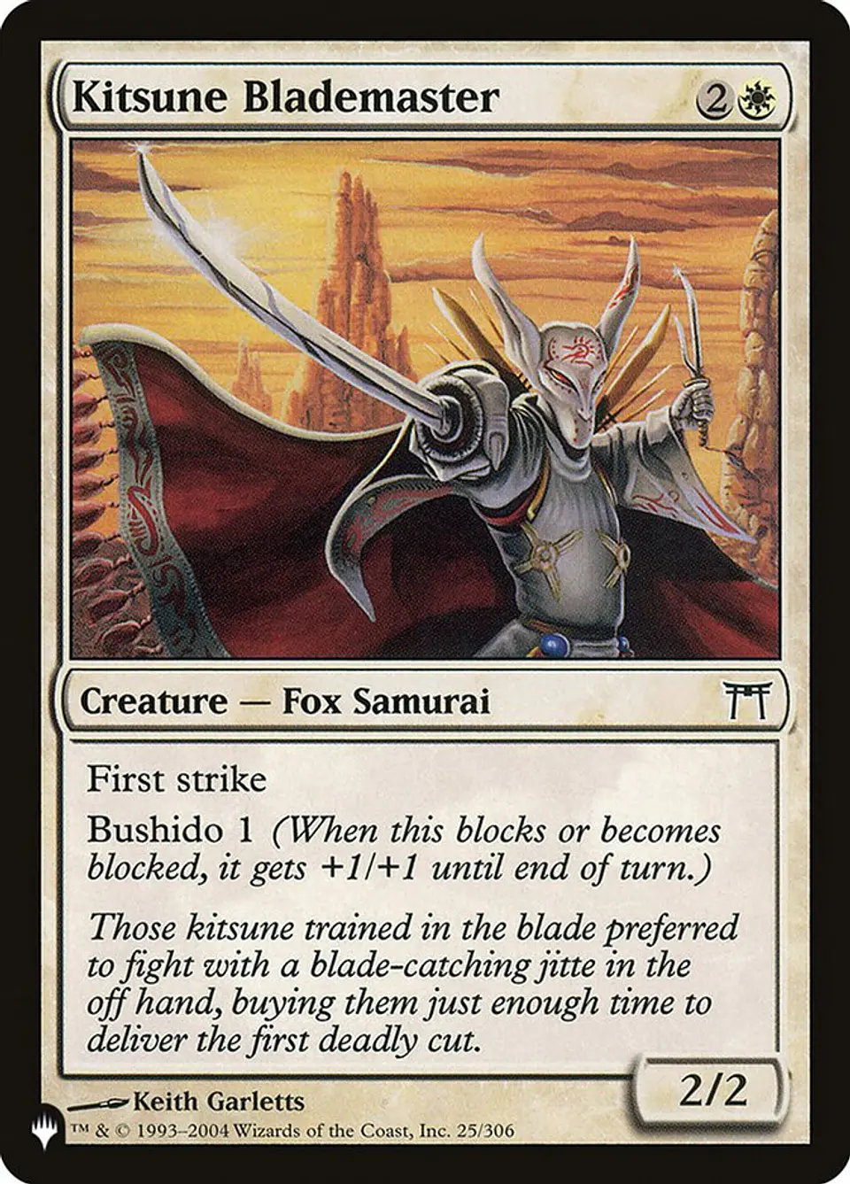 Kitsune Blademaster | Inglés | NM | PLST 1