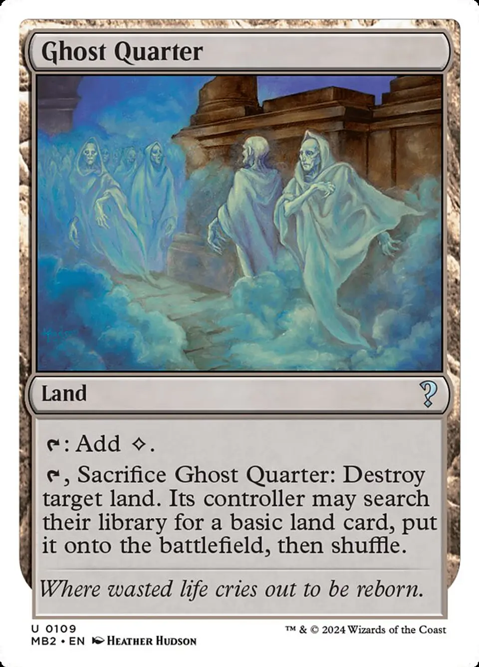 Ghost Quarter | Inglés | NM | MB2 1