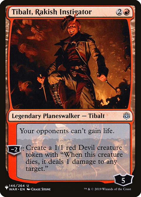 Tibalt, Rakish Instigator | Inglés | NM | PLST