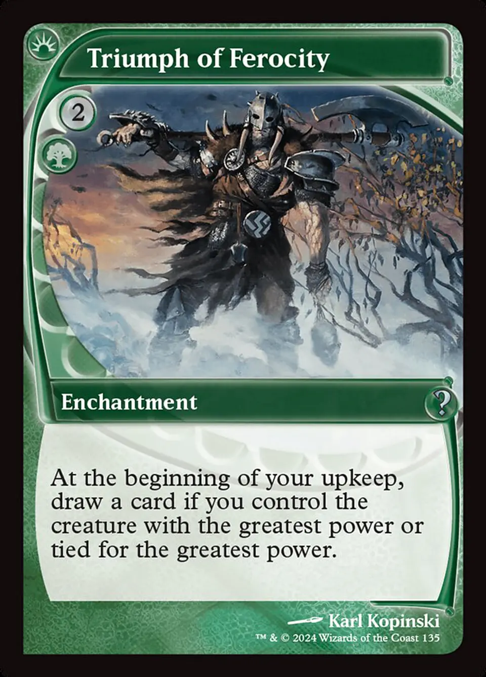 Triumph of Ferocity | Inglés | NM | MB2 1