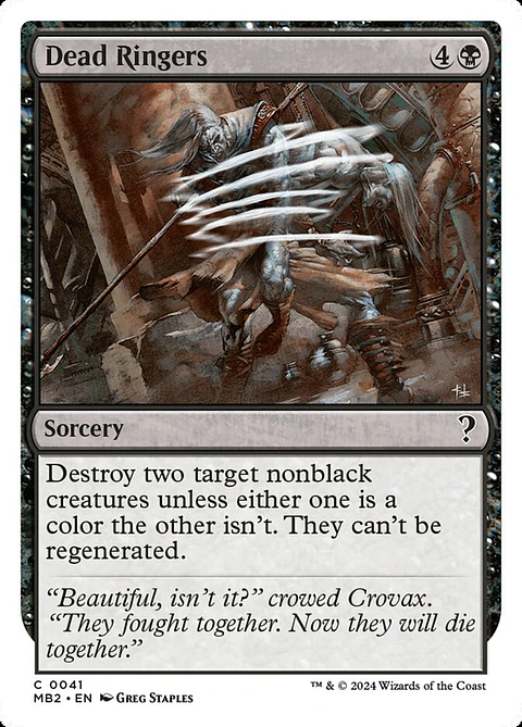 Dead Ringers | Inglés | NM | MB2