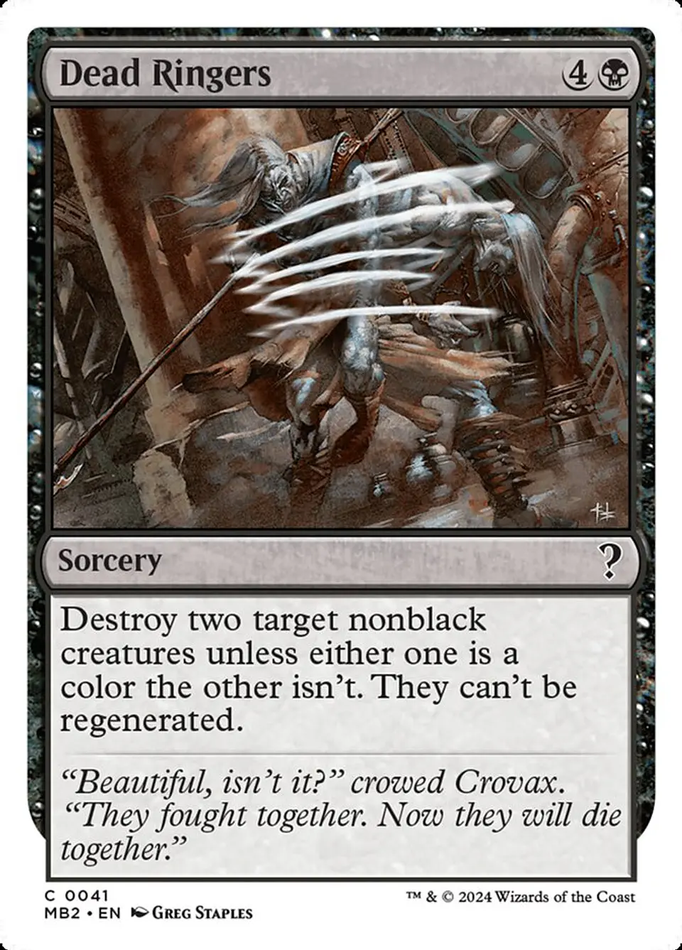 Dead Ringers | Inglés | NM | MB2 1