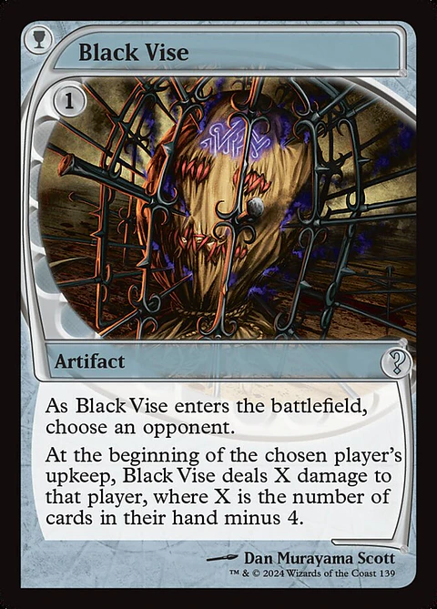 Black Vise | Inglés | NM | MB2