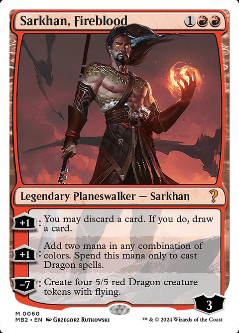 Sarkhan, Fireblood | Inglés | NM | MB2