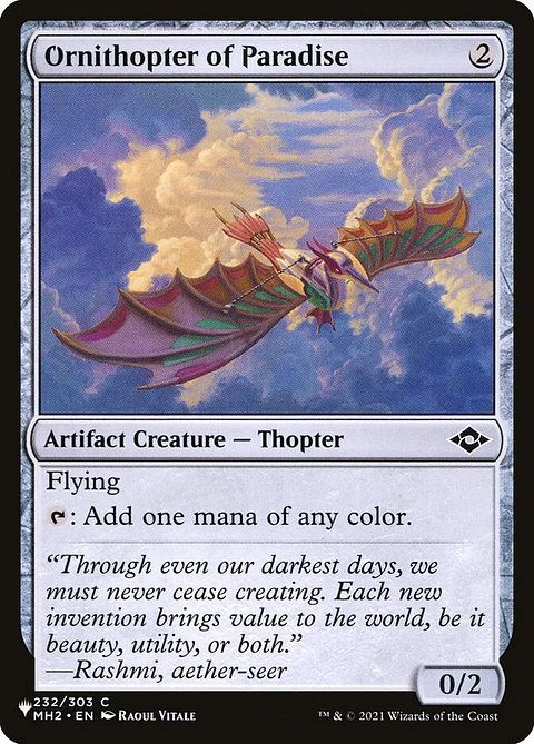 Ornithopter of Paradise | Inglés | NM | PLST