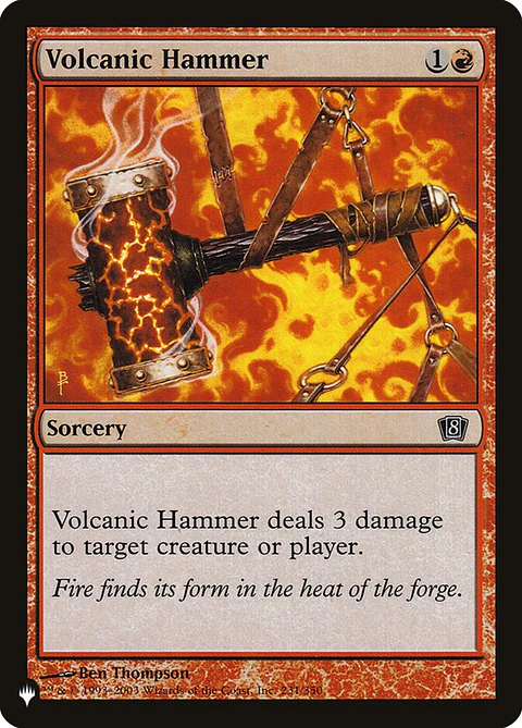Volcanic Hammer | Inglés | NM | PLST