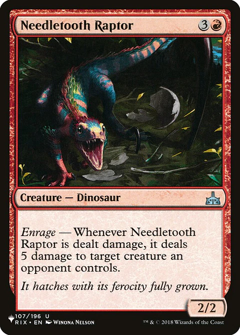 Needletooth Raptor | Inglés | NM | PLST