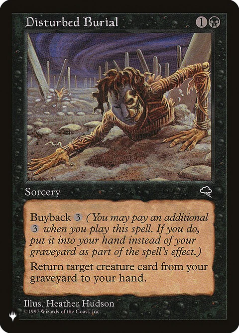 Disturbed Burial (Retro Frame) | Inglés | NM | PLST