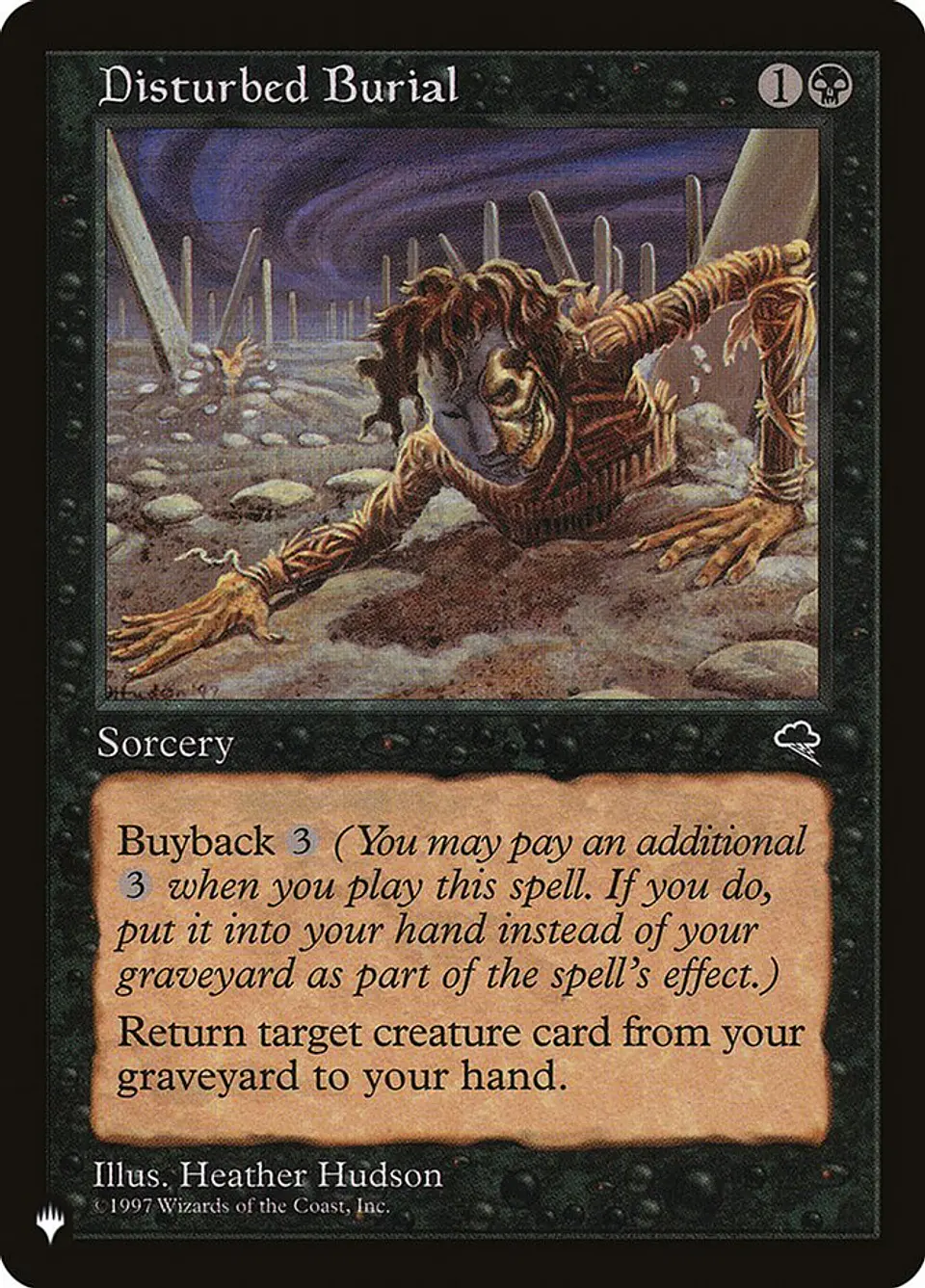 Disturbed Burial (Retro Frame) | Inglés | NM | PLST 1
