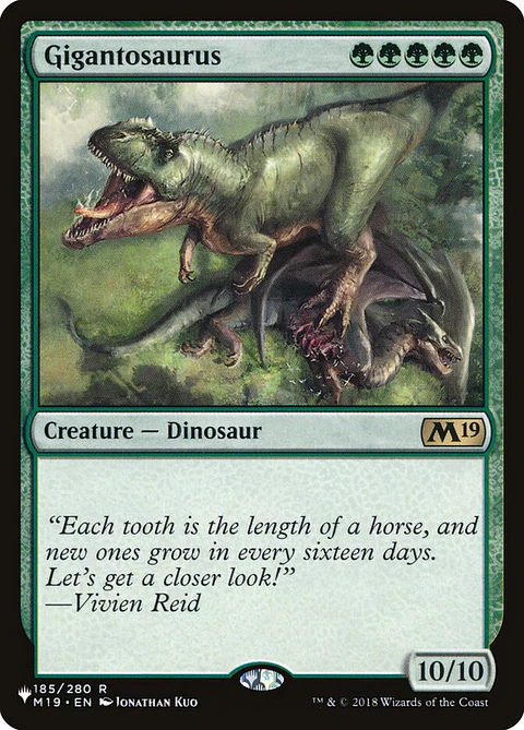 Gigantosaurus | Inglés | NM | PLST