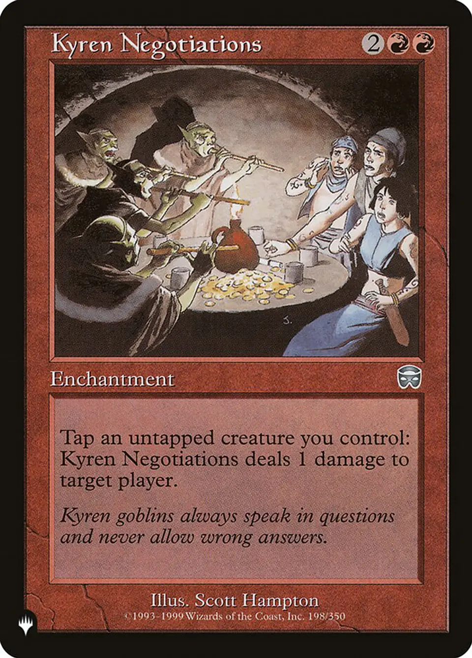 Kyren Negotiations (Retro Frame) | Inglés | NM | PLST 1