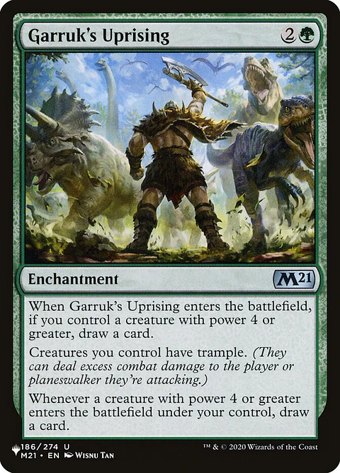 Garruk's Uprising | Inglés | NM | PLST