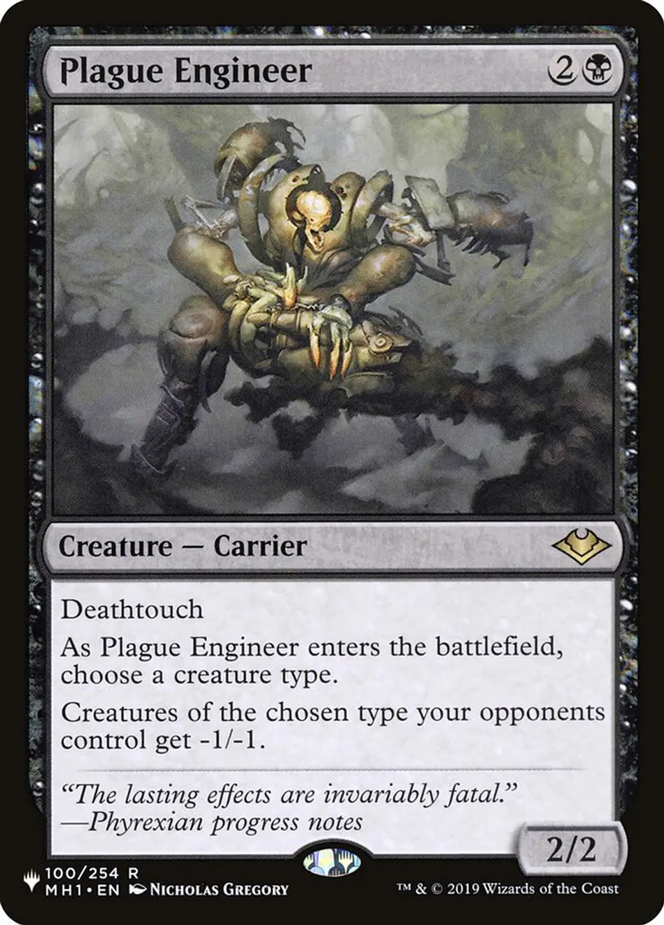 Plague Engineer | Inglés | NM | PLST 1