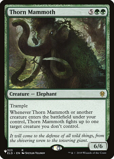Thorn Mammoth | Inglés | NM | PLST